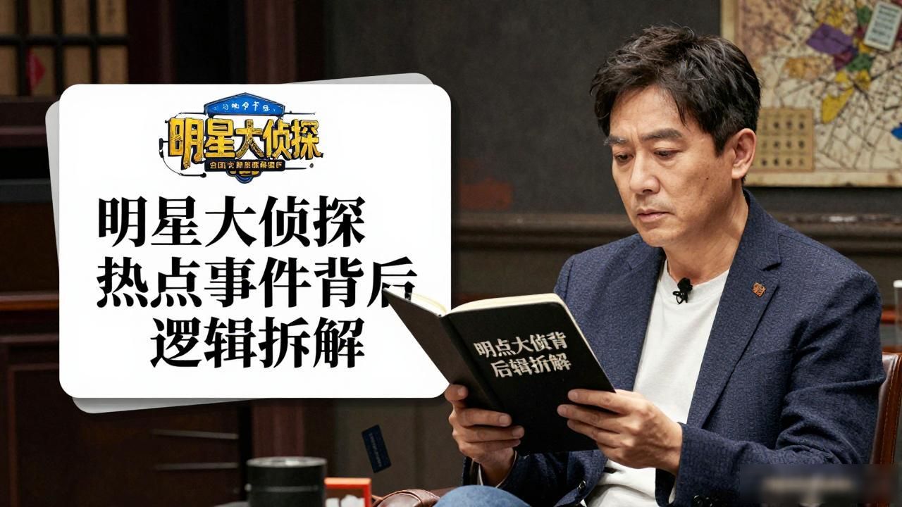 明星大侦探热点事件背后逻辑拆解，老粉丝教你快速看懂节目